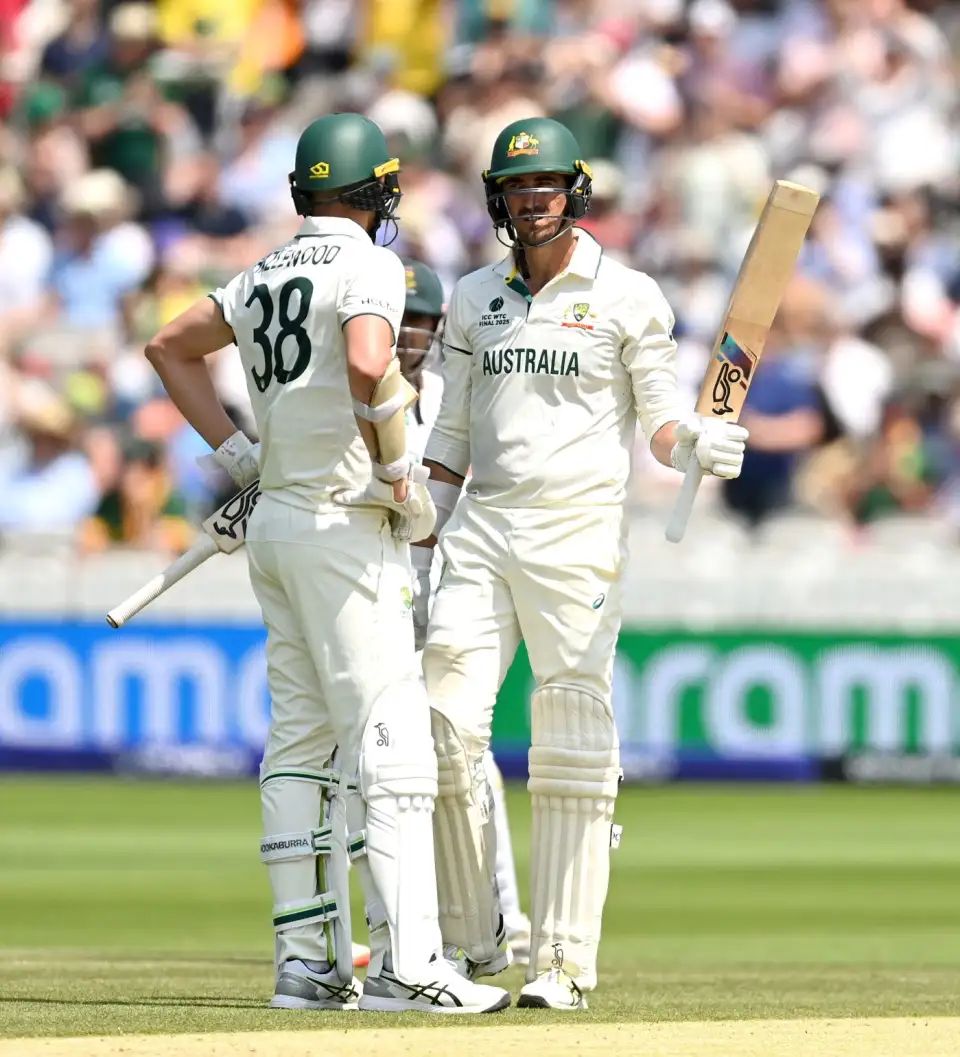 Mitchell Starc's 58(136) saved Australia from a batting collapse.