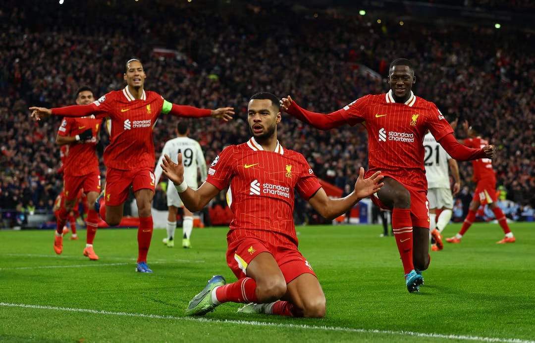 Liverpool start off strong.