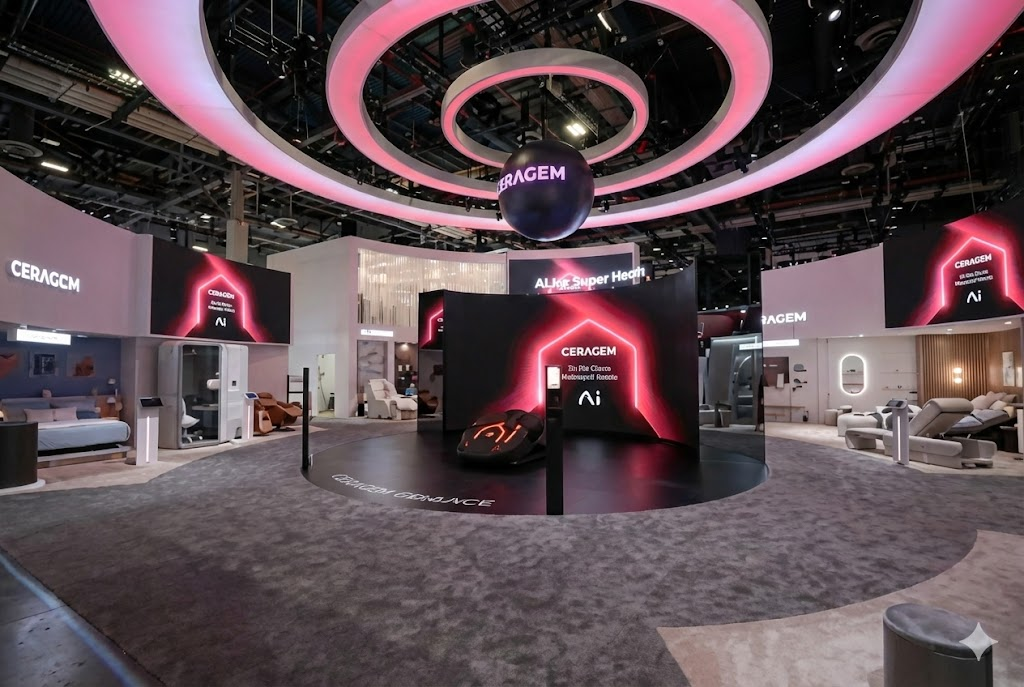 Ceragem's Booth at CES 2026 