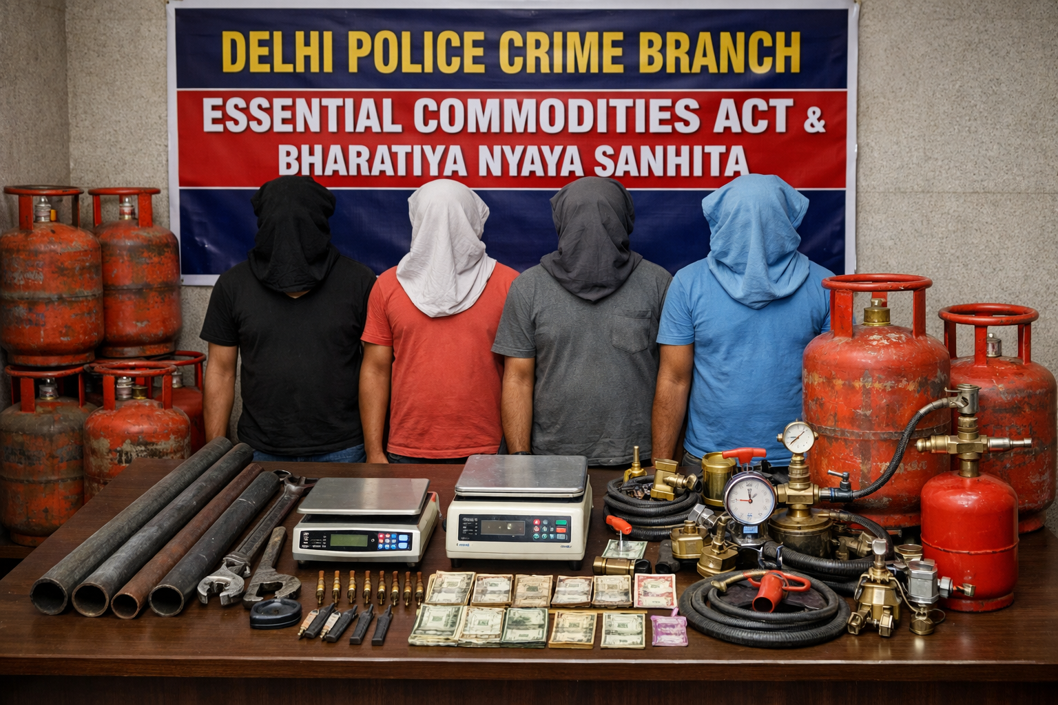 Delhi Police Arrests Accused in LPG Racket