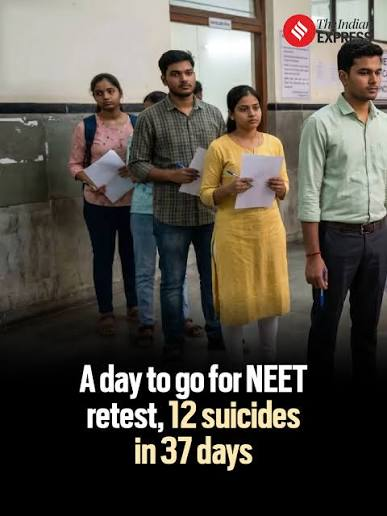 Sucide Cases Before NEET Re-Exam 