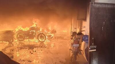 Fire Breaks Out at Mamura Village in Noida