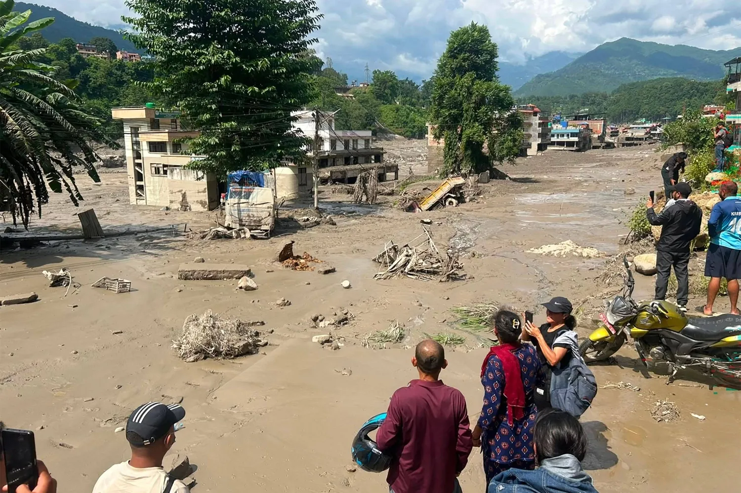 Nepal-Tibet border flood