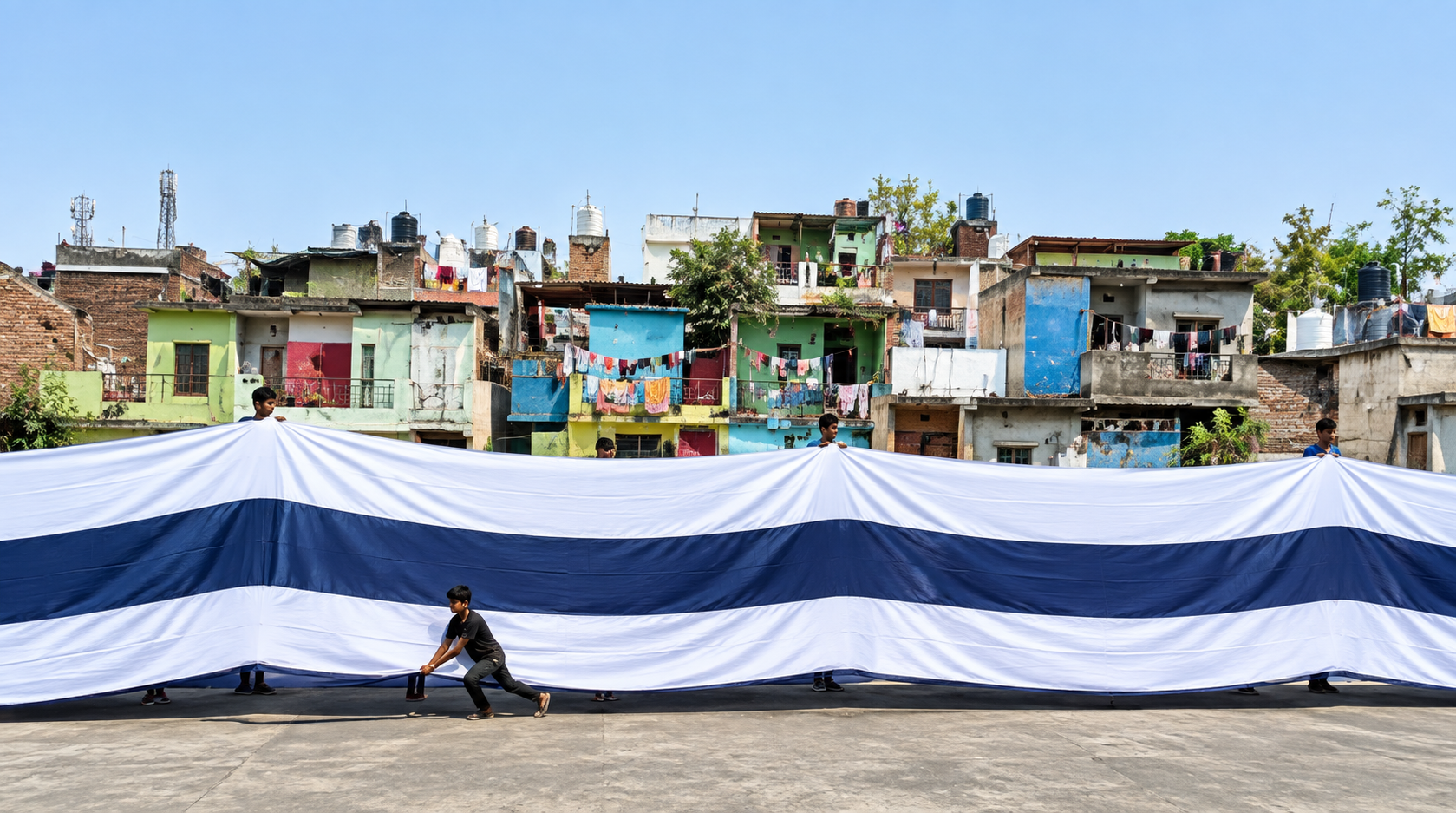 Slums covered during the BRICS Summit