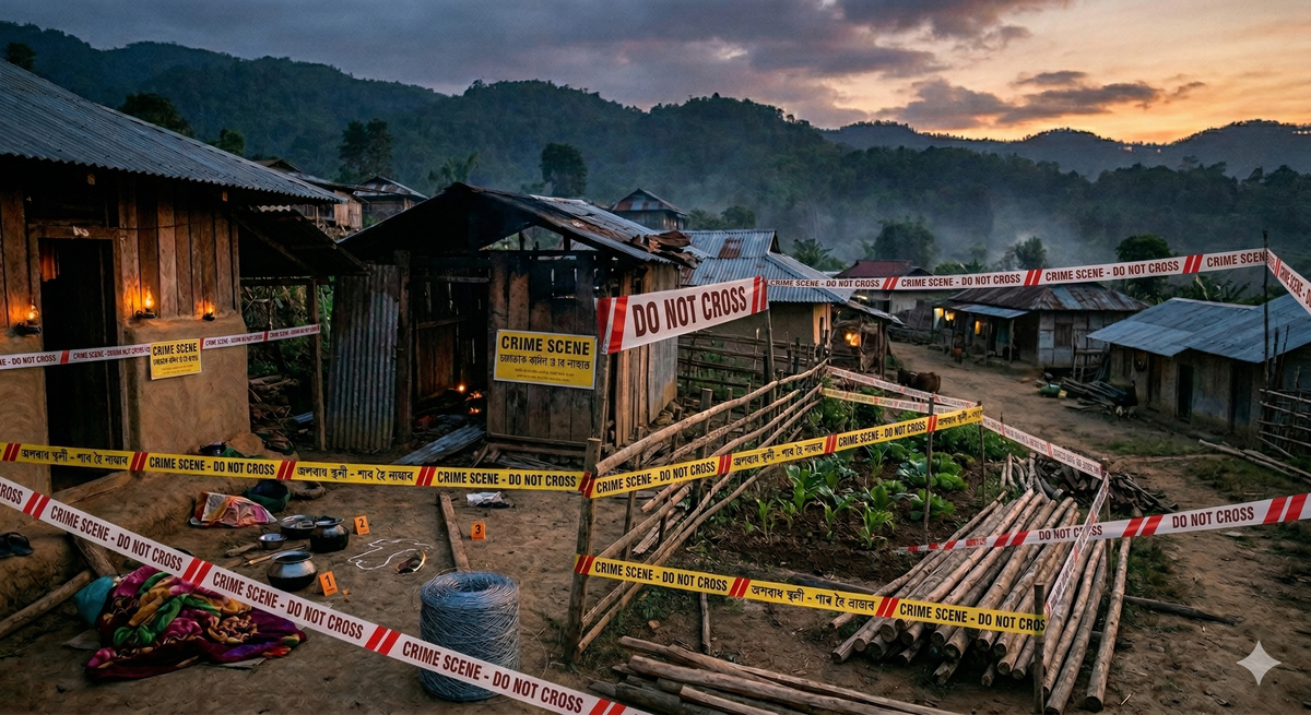 Manipur Village Bomb Blast Kills  Minors, People Fear