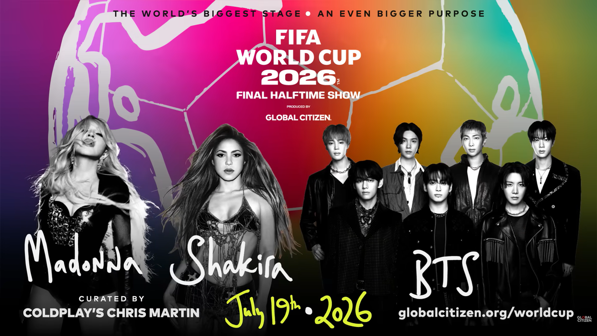 BTS, Shakira, Madonna Join First-Ever FIFA World Cup 2026 Halftime Show