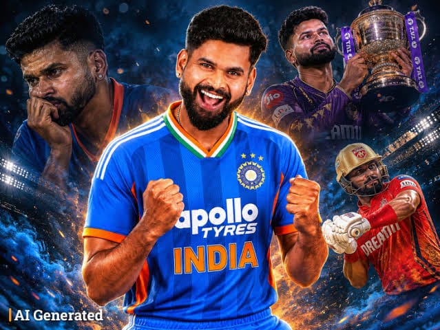 A New Era Begins: Shreyas Iyer Leads, Vaibhav Suryavanshi Rises as India Unveils Fresh T20 Vision