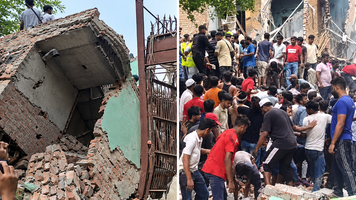 3 Dead, 8 Injured in Seemapuri Building Collapse