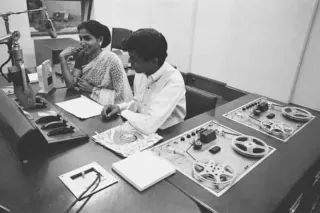 Early Radio Station in Madras.
