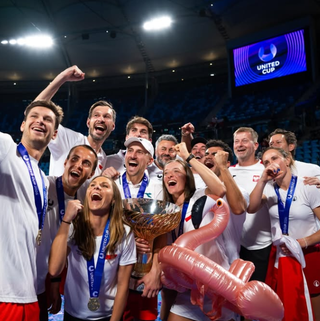 Poland wins the United Cup championship in Sydney | Image credit: unitedcuptennis & matt.terczynski via Instagram