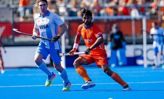 IMAGE: India's World Cup semifinal hopes ended after a 3-5 loss to Argentina