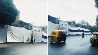 "Behind the Blue and White" Slums veiled during the BRICS Summit