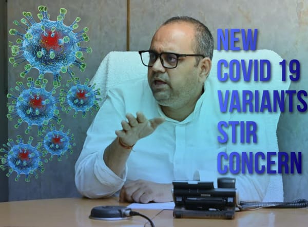 Health Minister addresses media about rising COVID-19 cases and new variants in Delhi