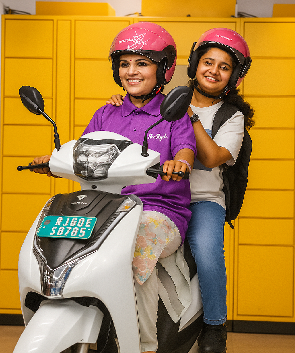 SHERYDS: DMRC launches Women Bike Taxis for Safety and Empowerment