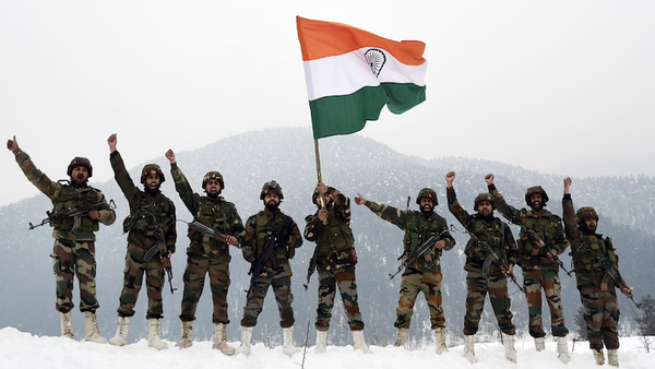 Indian Army on the borders.